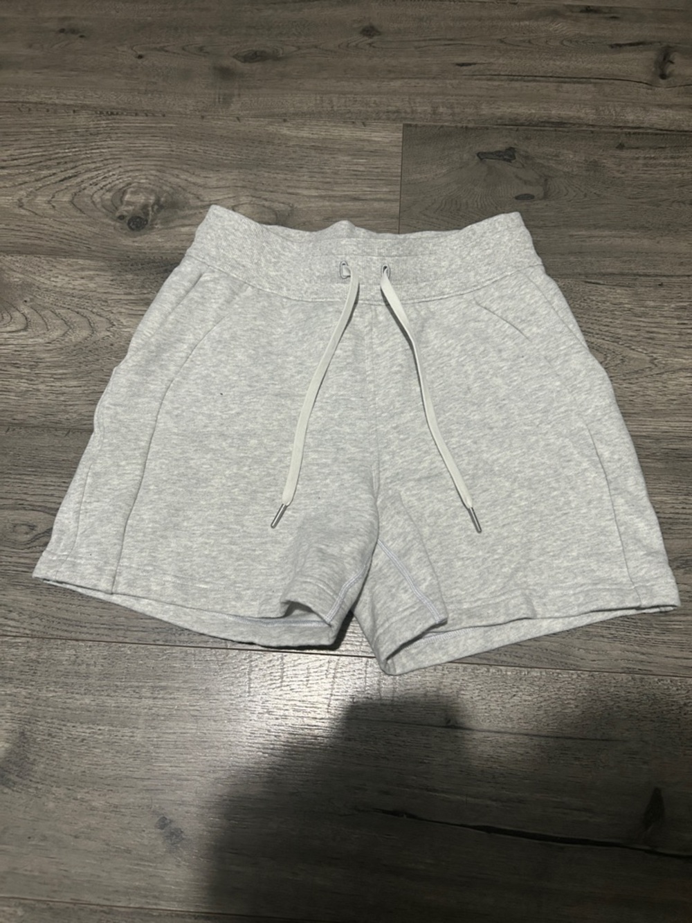 lululemon athletica Heather Gray Drawstring Sweat Shorts